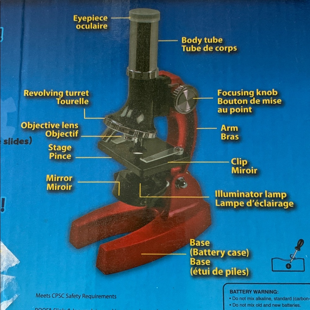 Newton Microscope New In Box Learning Exploring Collect Prepare & Observe - Picture 8 of 15